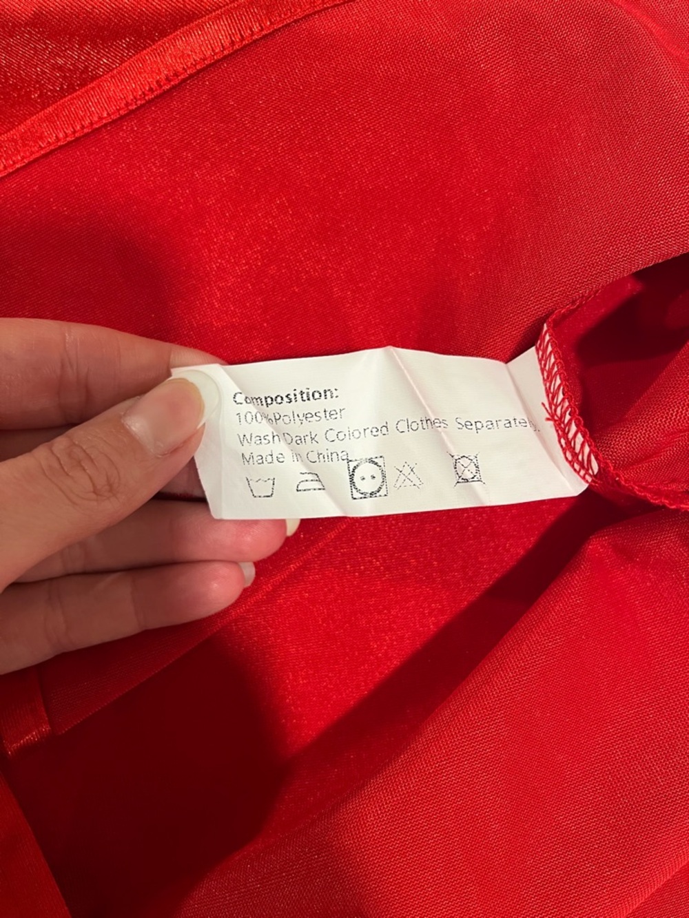 Zaful Red Mini Dress - Size 6 - Picture 6 of 9